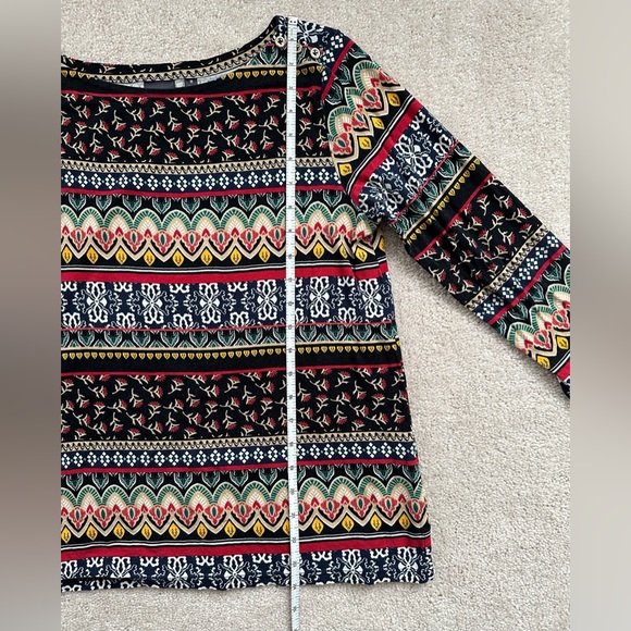 Rafaella Three Quarter Sleeve Top - Medium - Picture 8 of 8